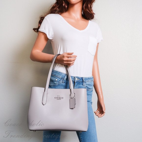 NWT Coach F48733 Leather Avenue Tote/Crossbody - Picture 2 of 8